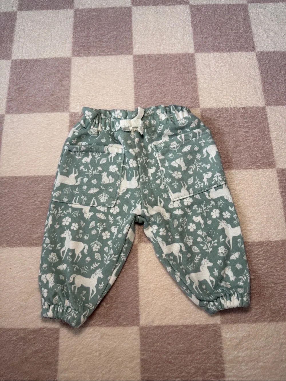 Garanimals 0–3M Baby Girl Unicorn Jogger Pants